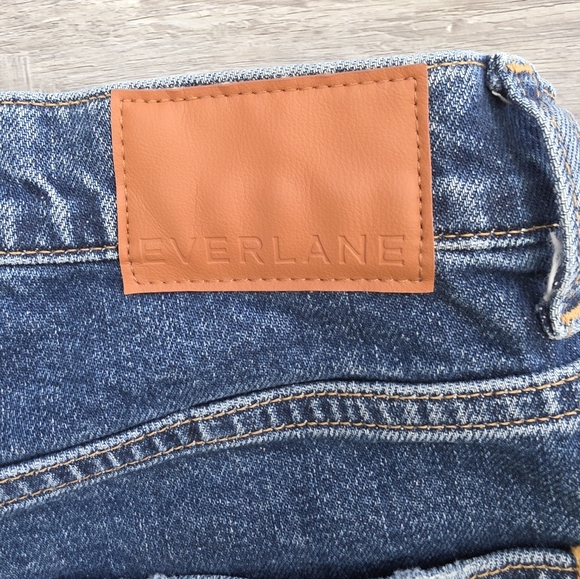 Everlane Women's Telhe Way High Straight Leg Jeans - Blue Size 26 - Picture 11 of 14